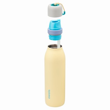 Owala 18oz FreeSip® Twist Water Bottles Yellow Canada | MKAJR-3642